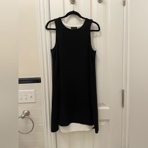 Rag & Bone Harper Black & White Split Back Shift Dress